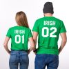 T Shirt Couple Irish