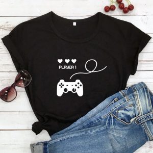 T Shirt Couple Jeux 3