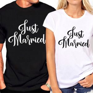 T-Shirt Couple Just Married T-Shirt Couple Just Married