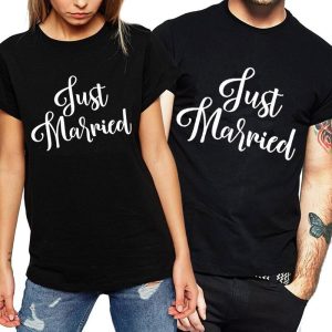 T-Shirt Couple Just Married
