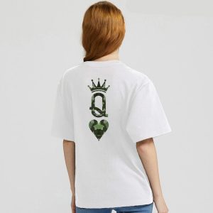 T Shirt Couple King Queen Camouflage 3 T Shirt Couple King Queen Camouflage 4