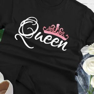 T Shirt Couple King Queen Dore Rose 3