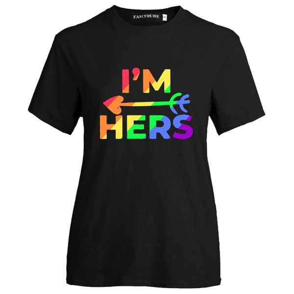 T Shirt Couple LGBT Femme Possessive
