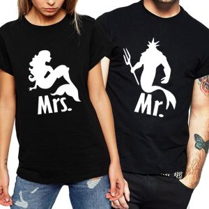 T Shirt Couple La Petite Sirene T Shirt Couple La Petite Sirene