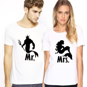 T Shirt Couple La Petite Sirene