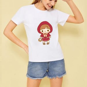 T Shirt Couple Le Petit Chaperon Rouge