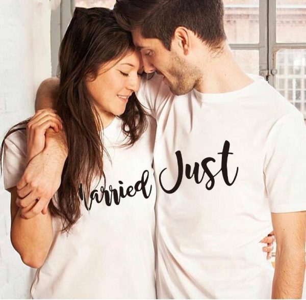 T Shirt Couple Mariage