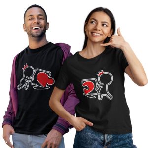 T Shirt Couple Mignon 1