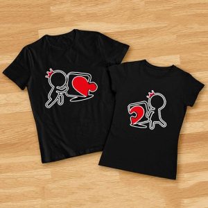 T-Shirt Couple Mignon 1 T Shirt Couple Mignon 2