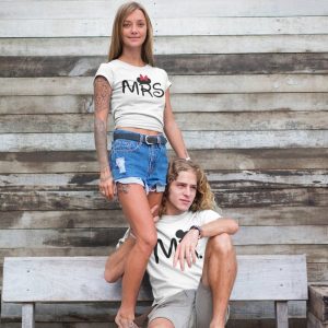 T-Shirt Couple Mr And Mrs Disney T-Shirt Couple Mr And Mrs Disney