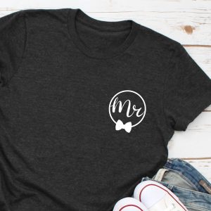 T Shirt Couple Mr and Mrs Wedding