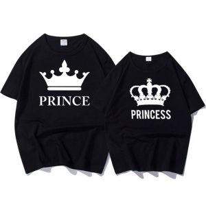 T Shirt Couple Prince et Princesse 4