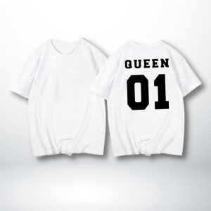 T Shirt Couple Roi Reine 5