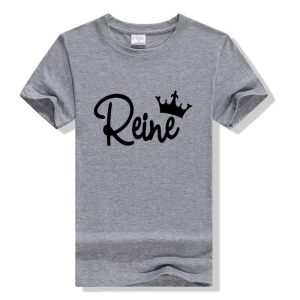 T Shirt Couple Roi et Reine 3
