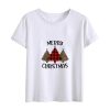 T Shirt Couple Sapin de Noel