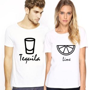 T Shirt Couple Tequila Citron