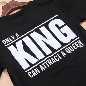 T Shirt Couple There Is Only One Queen 3