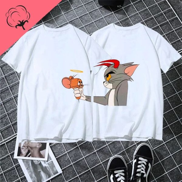 T Shirt Couple Tom Jerry