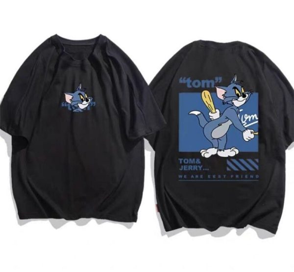T Shirt Couple Tom et Jerry