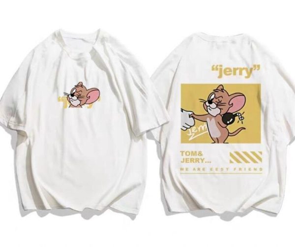 T Shirt Couple Tom et Jerry