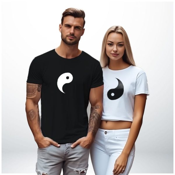 T-Shirt Couple Unisex (Yin Yang)