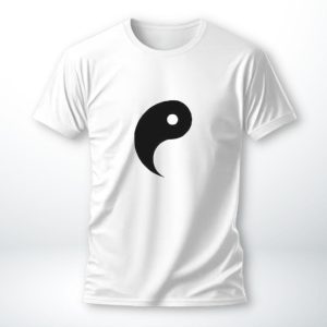 T Shirt Couple Unisex Yin Yang 4