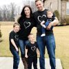 T Shirt Famille Assorti Coeur