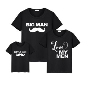 T Shirt Famille Moustache 4