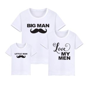 T Shirt Famille Moustache 5