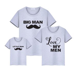 T Shirt Famille Moustache 6