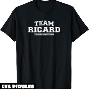 T-Shirt Famille Personnalise Equipe Ricard Nom De Famille