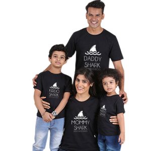 T Shirt Famille Shark