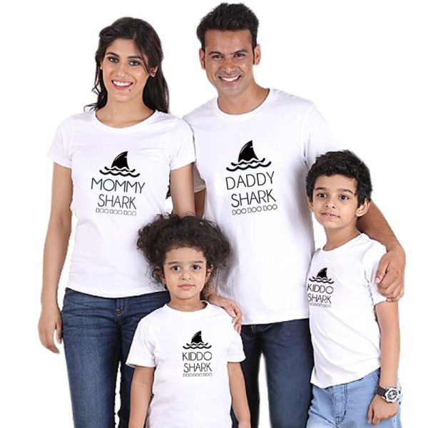 T Shirt Famille Shark