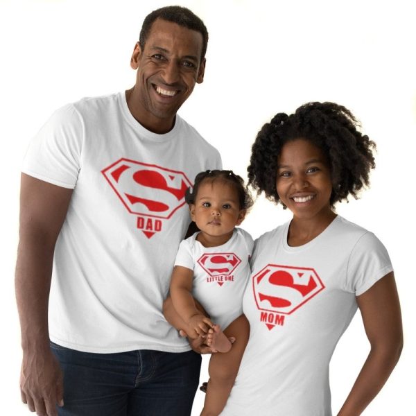 T-Shirt Famille Super Heros