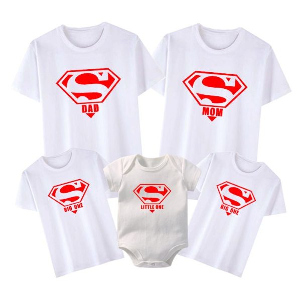 T-Shirt Famille Super Heros