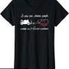 T-Shirt Femme Moto Je Suis Une Femme Simple J’aime La Moto