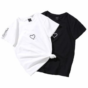 T-Shirt Femme Petit Coeur