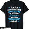 T-Shirt Fete Des Peres Cadeau Anniversaire Meilleur Du Monde