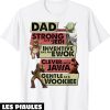T-Shirt Fete Des Peres Dad You Are Strong Like A Jedi