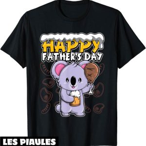 T-Shirt Fete Des Peres J’aime Mon Papa Koala Mignon