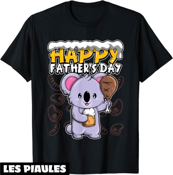 T-Shirt Fete Des Peres J’aime Mon Papa Koala Mignon