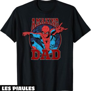T-Shirt Fete Des Peres Marvel Spider-Man Amazing Dad