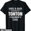 T-Shirt Fete Des Peres Meilleur Tonton Du Monde Super Cadeau