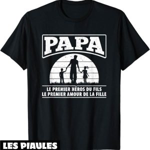 T-Shirt Fete Des Peres Papa Hero Et Amour Pere Humour