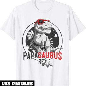 T-Shirt Fete Des Peres Papasaurus Rex Dinosaure Papa Saurus
