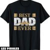 T-Shirt Fete Des Peres Vintage Meilleur Papa Du Monde