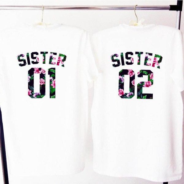 T-Shirt Friends Sister Fleurie Amies