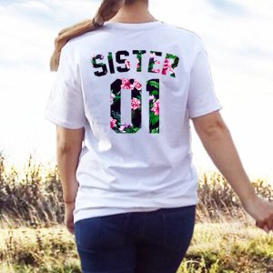 T-Shirt Friends Sister Fleurie Amies 3 T Shirt Friends Sister Fleurie Amies 4