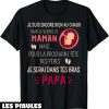 T-Shirt Futur Papa Bonne Fete Des Peres Cadeau