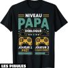 T-Shirt Futur Papa Gamer Humour Annonce Grossesse Papa Geek